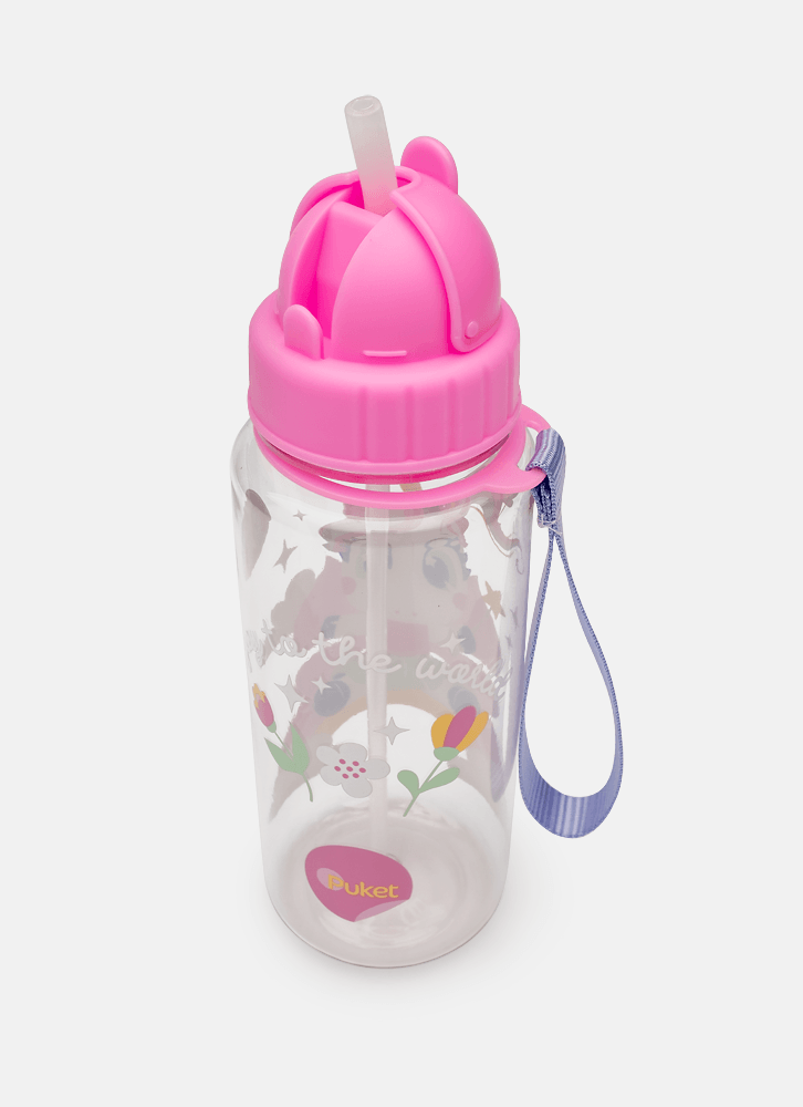 Garrafa com Canudo Unicórnio Encantado