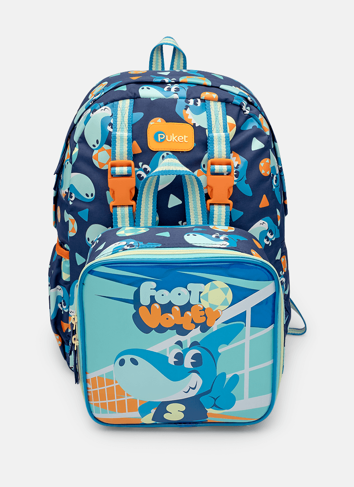 Mochila Costas com Lancheira Tubarão Futevôlei