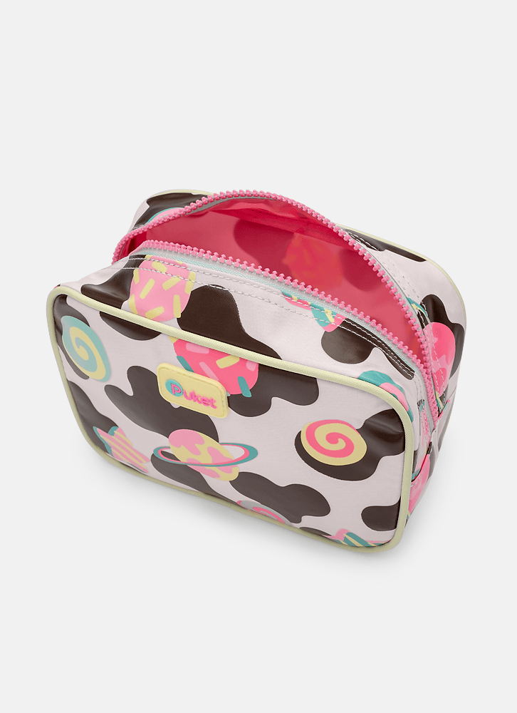 Necessaire Média Vaca Chocolate