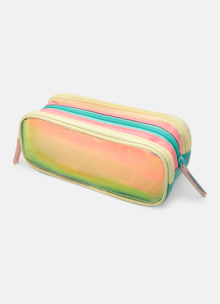 Estojo Triplo Color Block