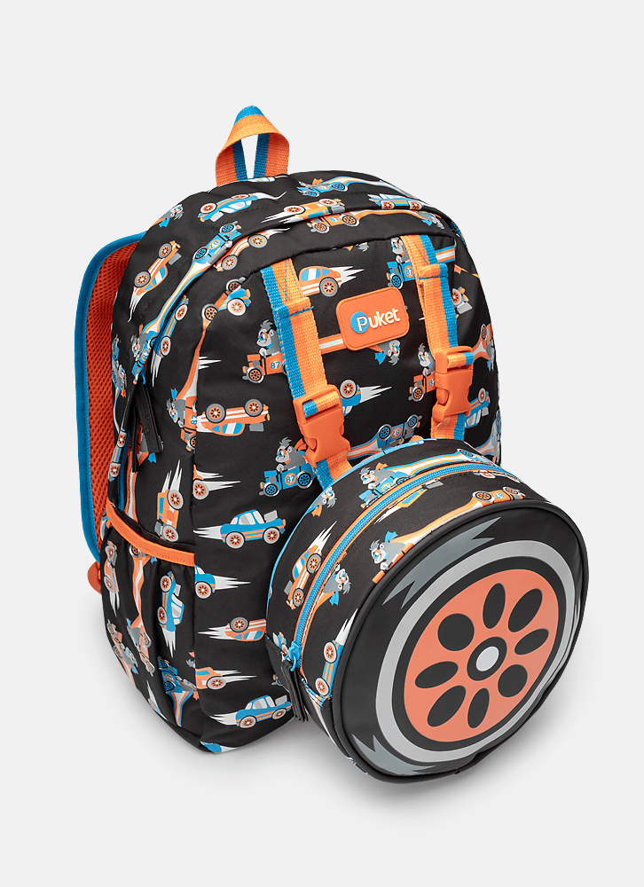 Kit Mochila + Lancheira Gorila Racing